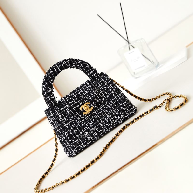 Ch**el top handle bags